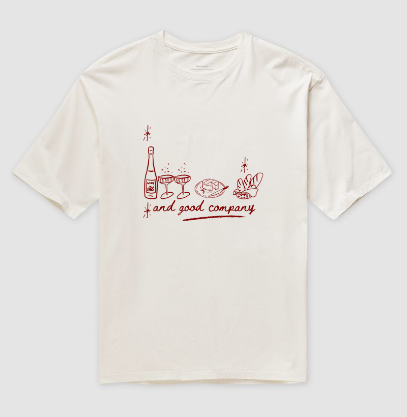 Camiseta Oversized And Good Company 