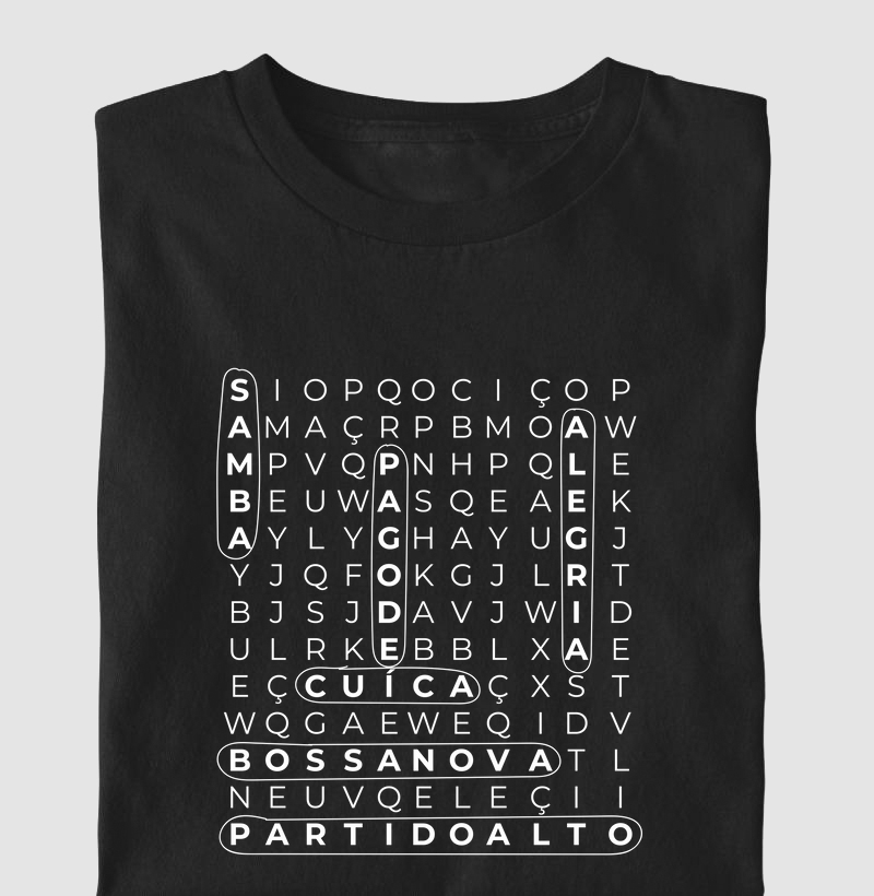 Caça-palavras samba