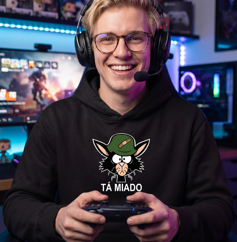 Moletom Gamer: “Tá miado”