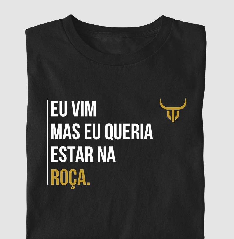 Eu vim mas eu queria estar na roça