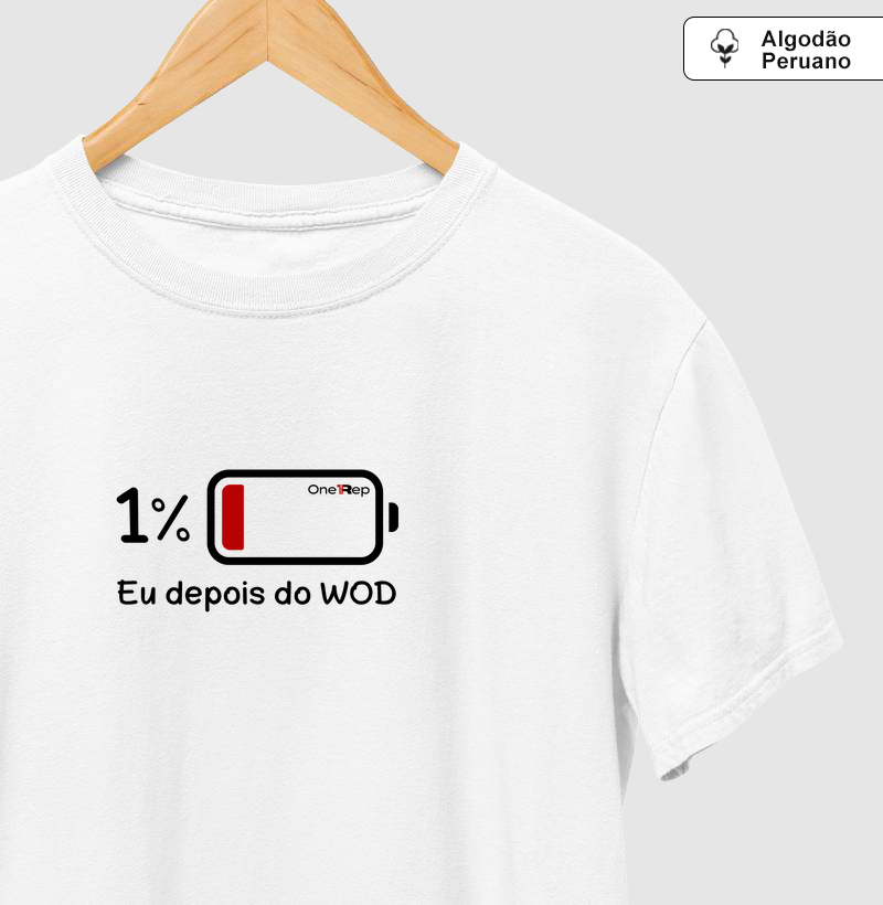 1% de bateria (Masc. e Fem.)