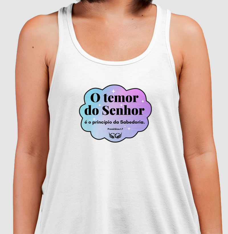 Camiseta Personalizada O Temor do Senhor é o Princípio da Sabedoria