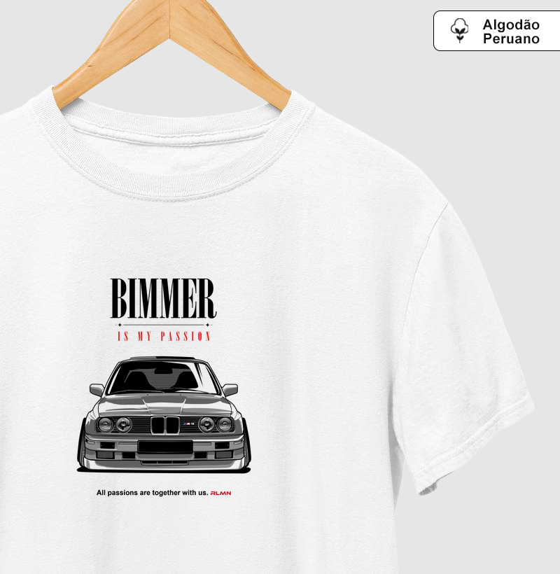 Camiseta Tecido Peruano BMW Is my passion - Rooliman