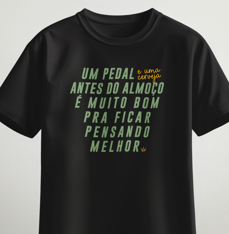 Um pedal e uma cerveja antes do almoço é muito bom pra ficar pensando melhor