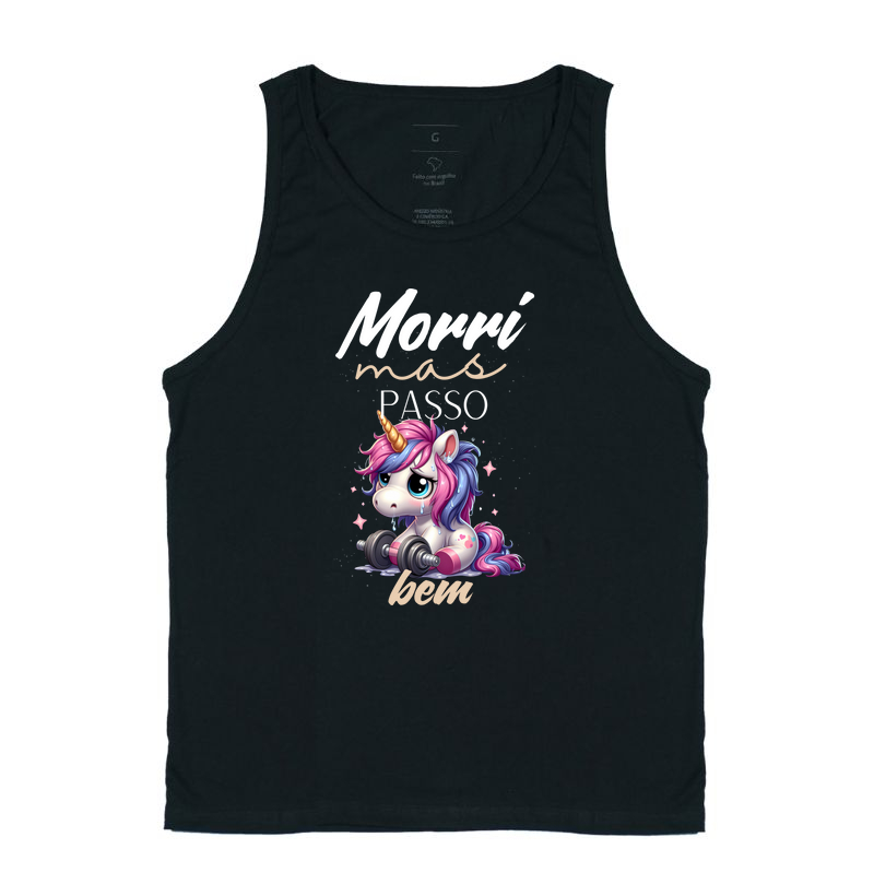 Morri, mas passo bem