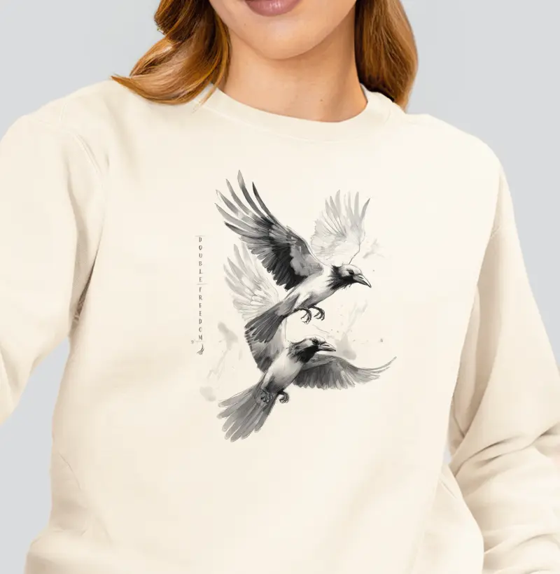 Dupla Liberdade - Corvos - Moletom