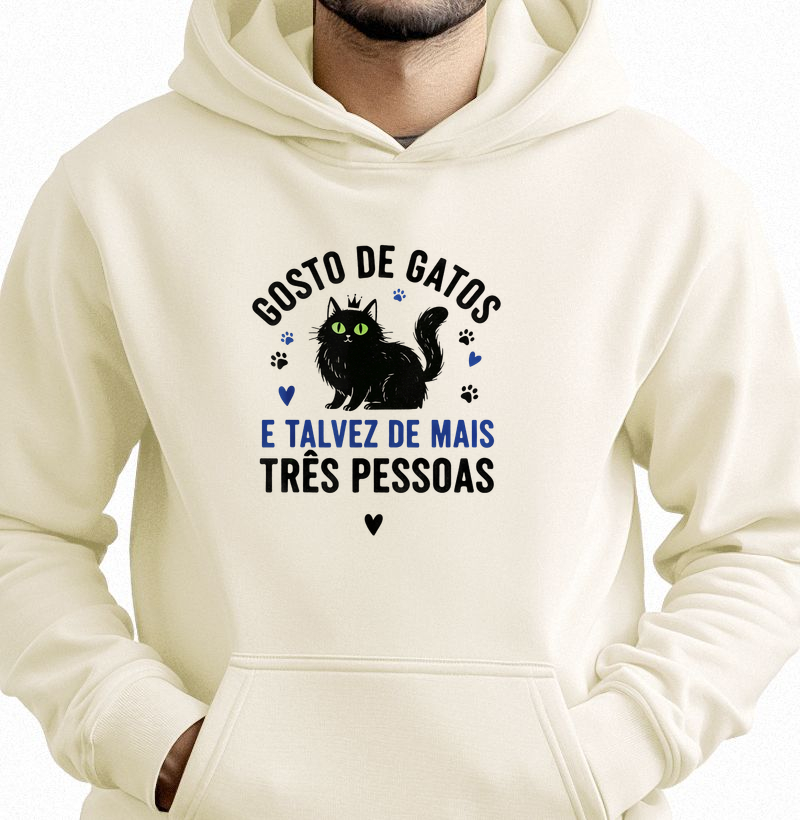 Gosto de gatos e talvez de mais três pessoas