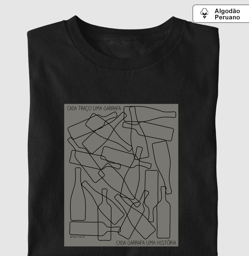 Cada traço uma garrafa. Cada garrafa uma história.