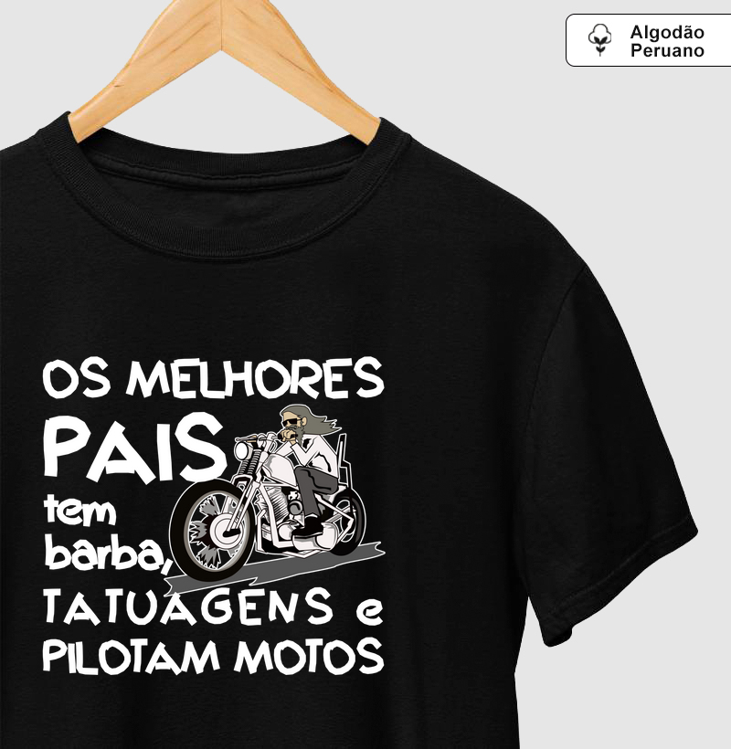 Os melhores pais tem barba, tatuagens e pilotam motos