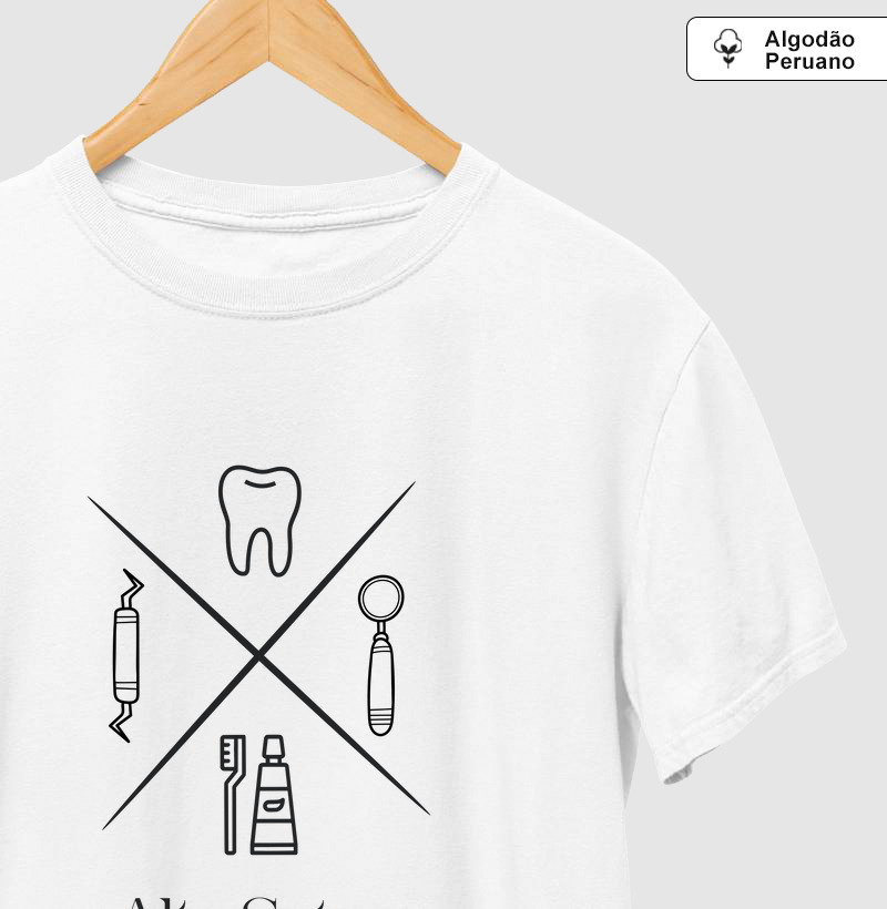 Camiseta Unissex 100% Algodão Peruano - Essência