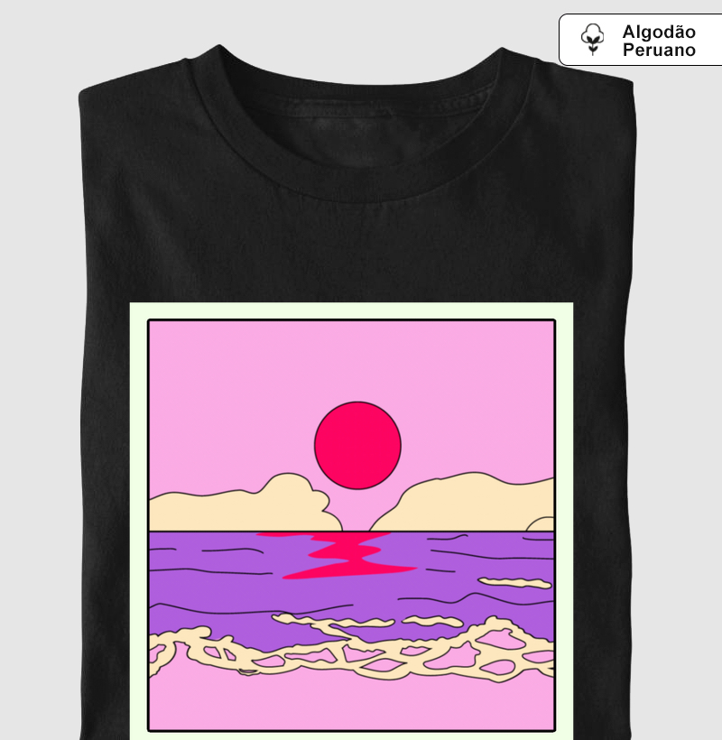 Camiseta Feliz no Simples Pima