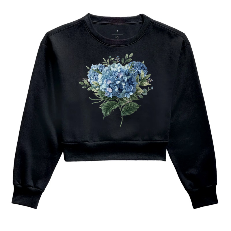 Hortênsia  - Cropped Moletom