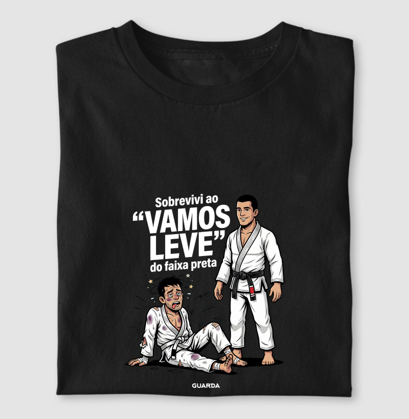 Sobrevivi ao "vamos leve" do faixa preta