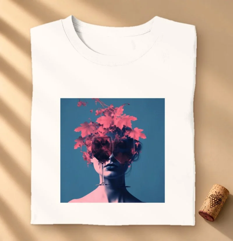 Camiseta Vinho na Alma - Camiseta
