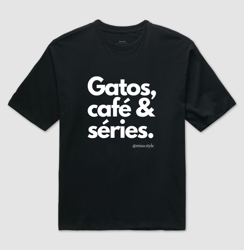 Gatos, café & séries