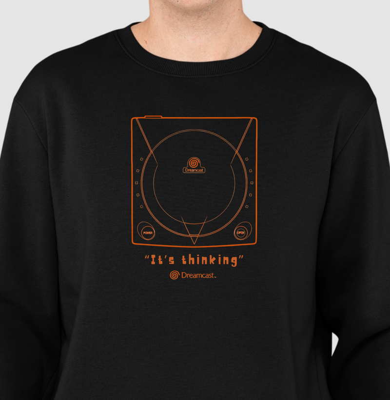 Dreamcast - It's thinking - Suéter Moletom