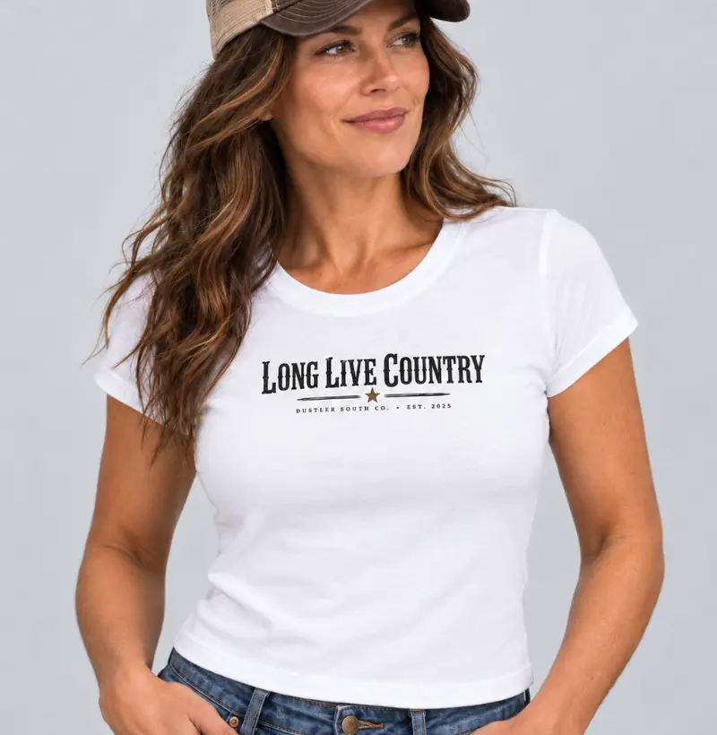 Baby Look Country Long Live Country