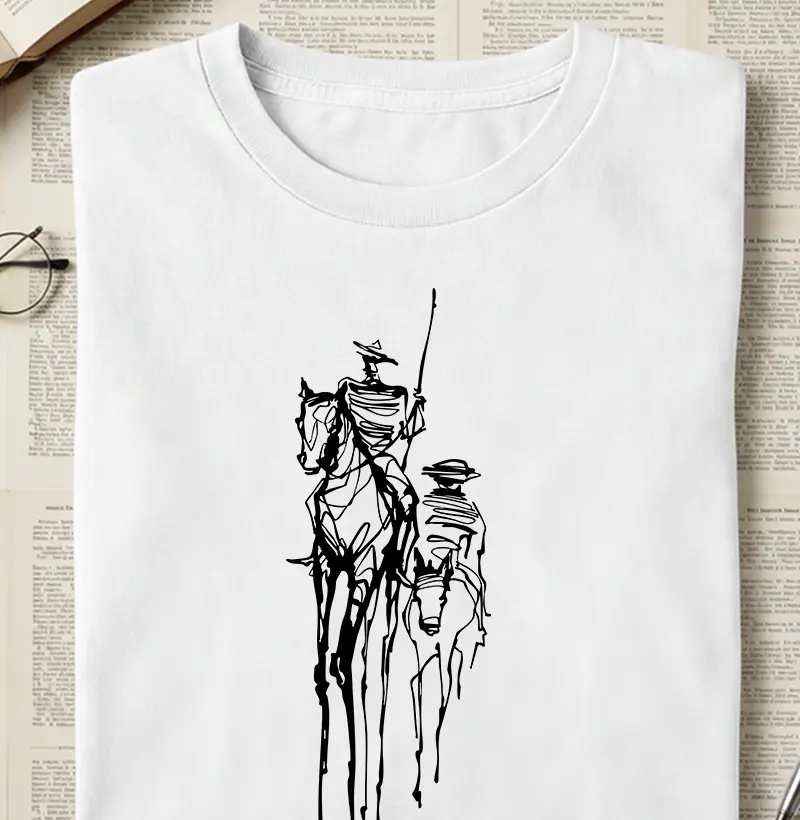 Dom Quixote e Sancho - Arte