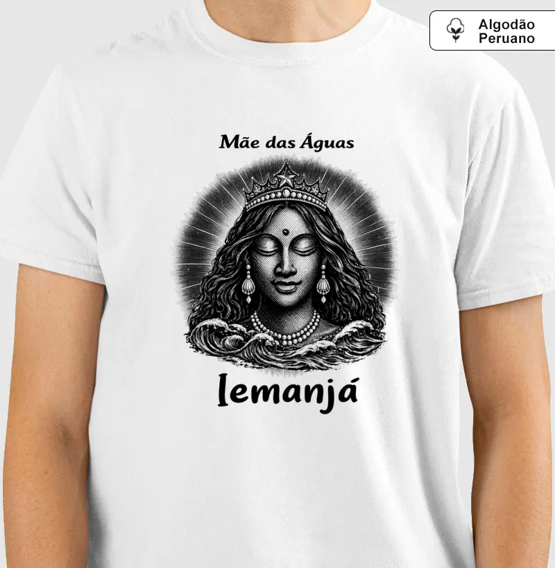 Iemanjá • Mãe das Águas (algodão peruano)