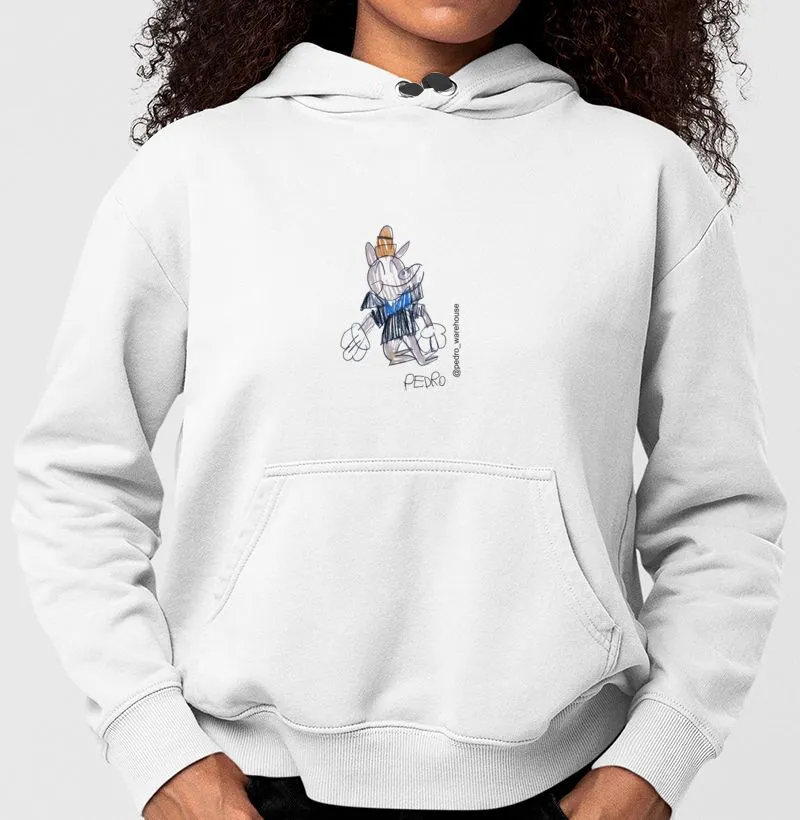 MOLETOM CAPUZ - PORCO PALHINHA