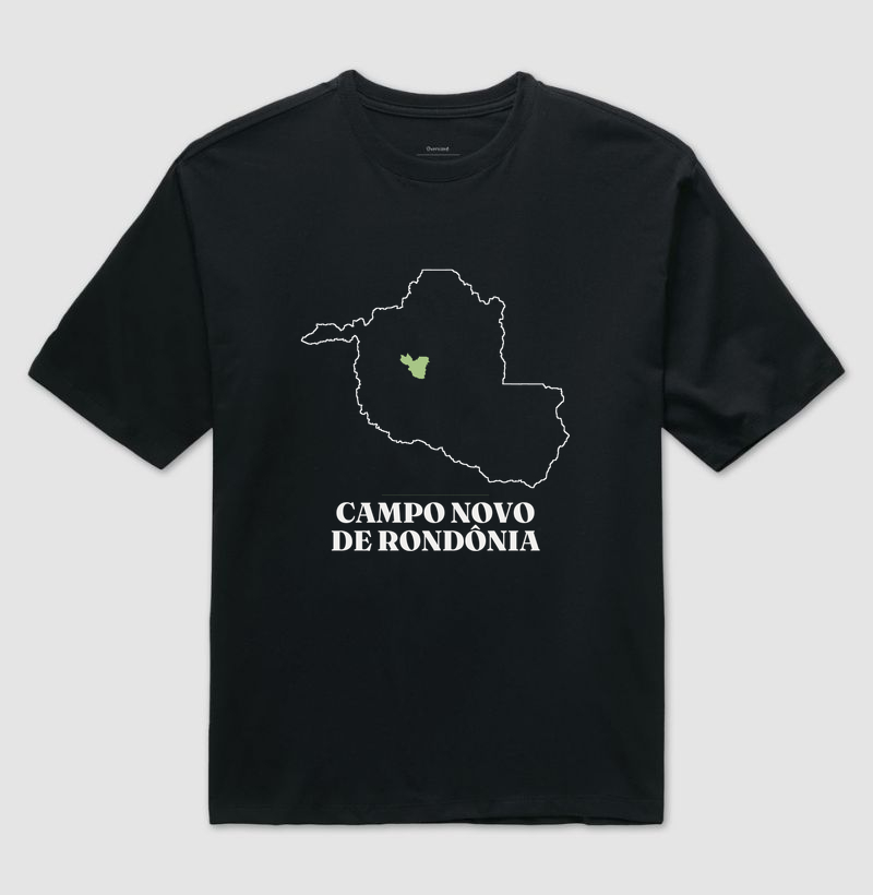 Campo Novo de Rondônia | Traço RO - Camiseta Oversized