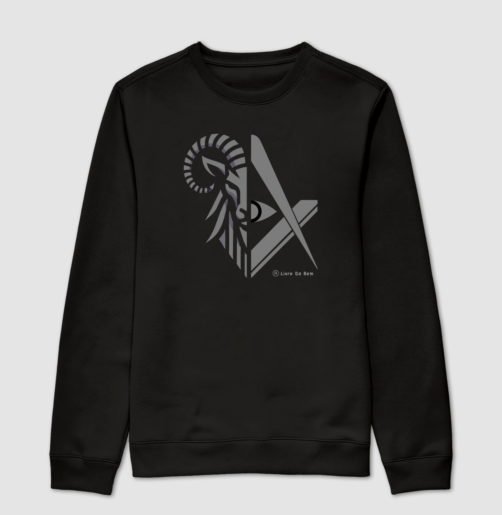 Moletom maçonaria - Bode compasso CZ