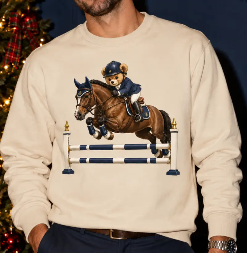 Classic Rider Bear Suéter