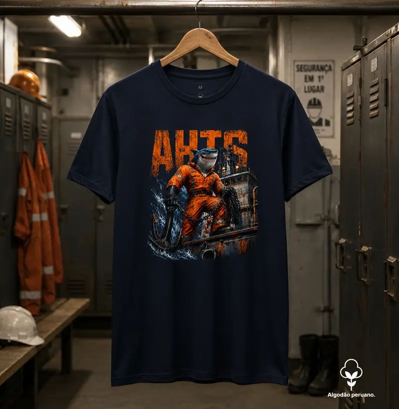 AHTS SHARK - Camiseta Algodão Peruano
