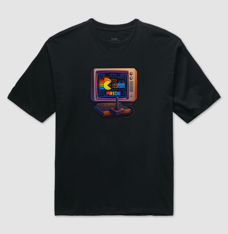Camiseta Atari Pride: Game Over Pro Preconceito | Coleção Ô Bicha