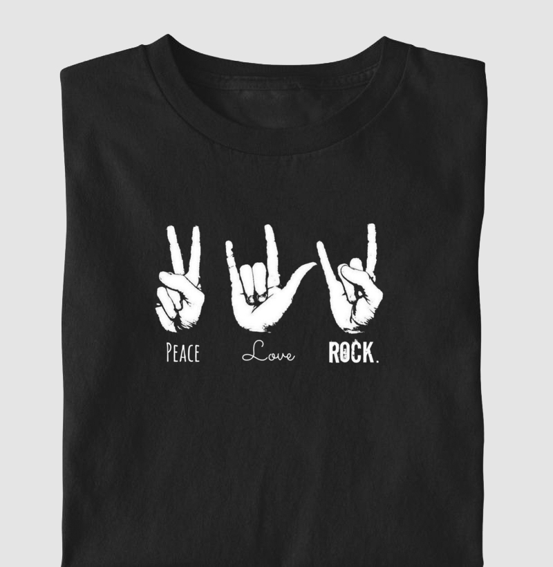 PEACE LOVE ROCK