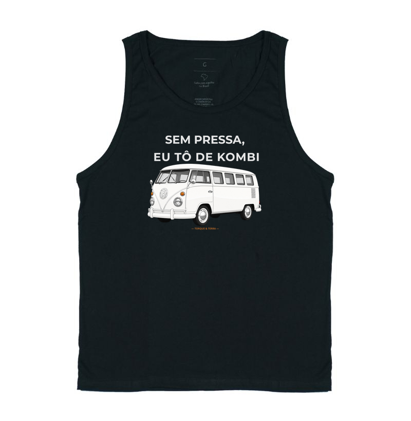 Sem pressa, eu tô de Kombi - branca