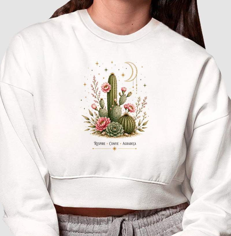 Camiseta Flor no deserto