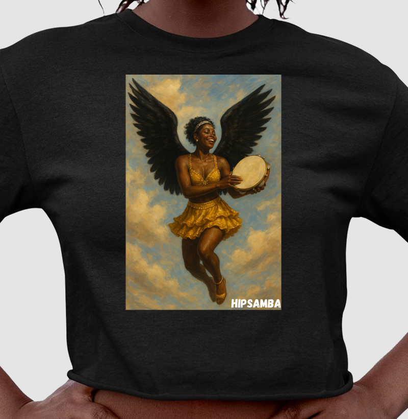 Cropped Negra Ângela 