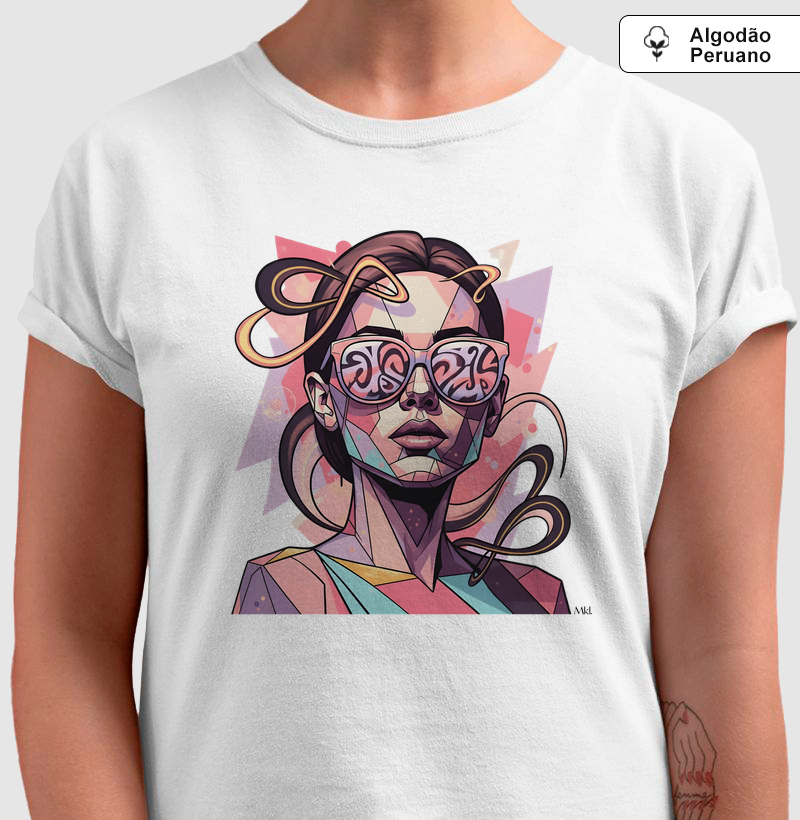 Camiseta Algodão Peruano - Reflexo da Alma 