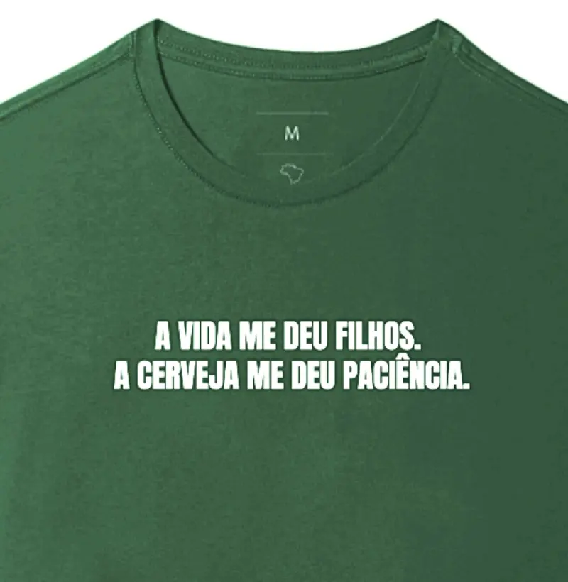 A cerveja me deu paciência