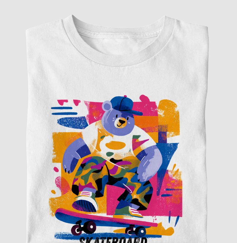 Camiseta skate crew