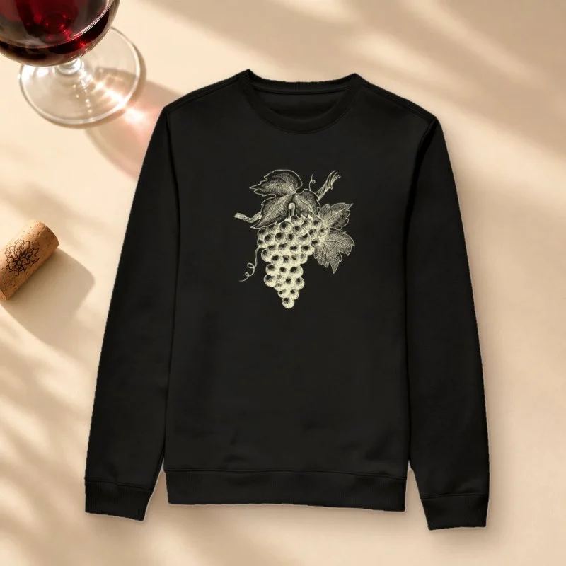 Camiseta Uvas Clássicas - Suéter Moletom