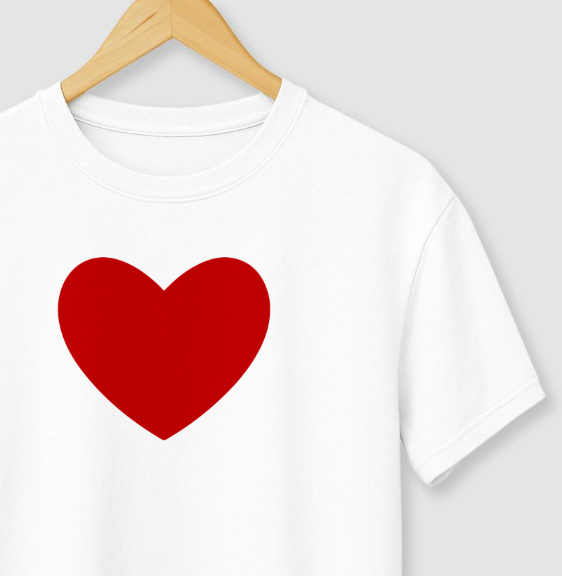 Coração vermelho