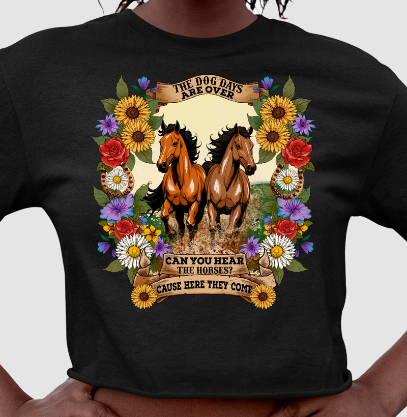 Camiseta The dog days are over