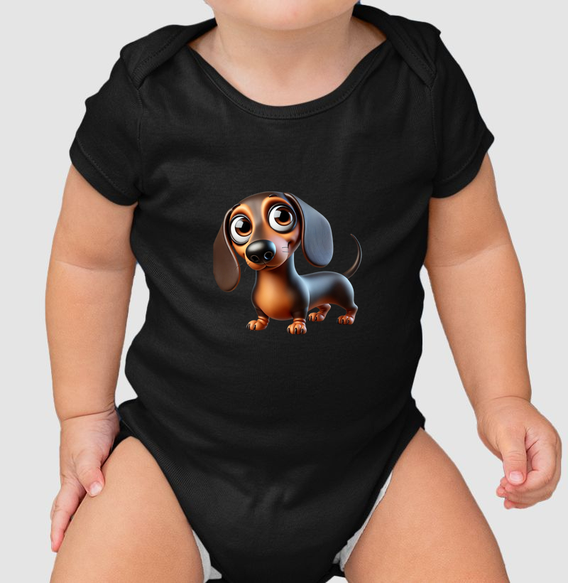 Dachshund Salsicha - Foficos Body Infantil