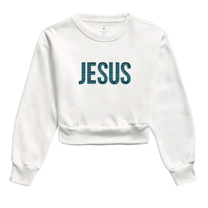 Moletom Cropped Jesus