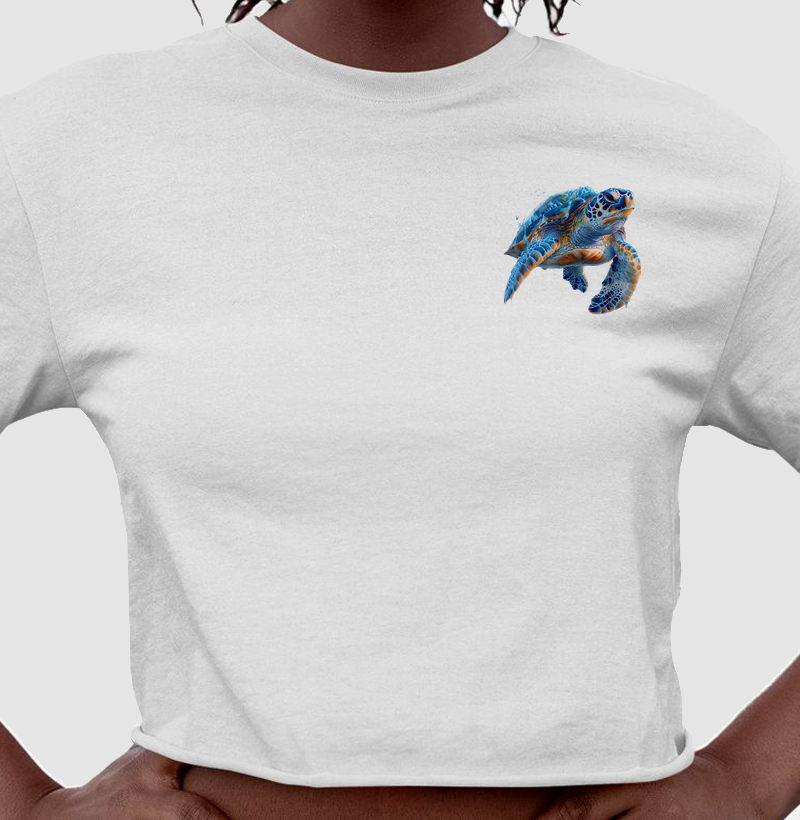 Sea Turtle Pocket - Cropped