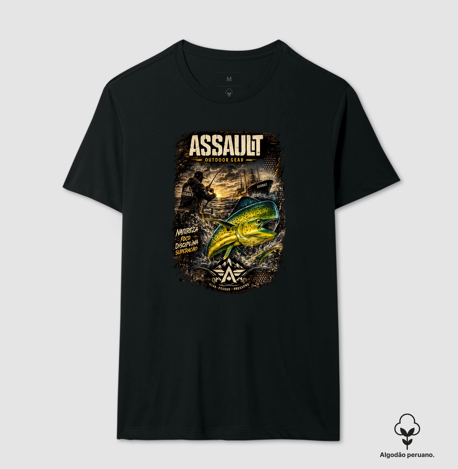 Pesca Esportiva - Camiseta Algodão Peruano