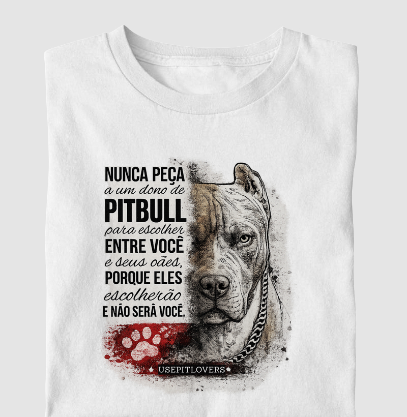 NUNCA PEÇA A UM DONO DE PIT BULL PARA ESCOLHER ENTE SEUS CÃES PORQUE ELES ESCOLHERÃO E NÃO SERÁ VOCÊRE VOCÊ 