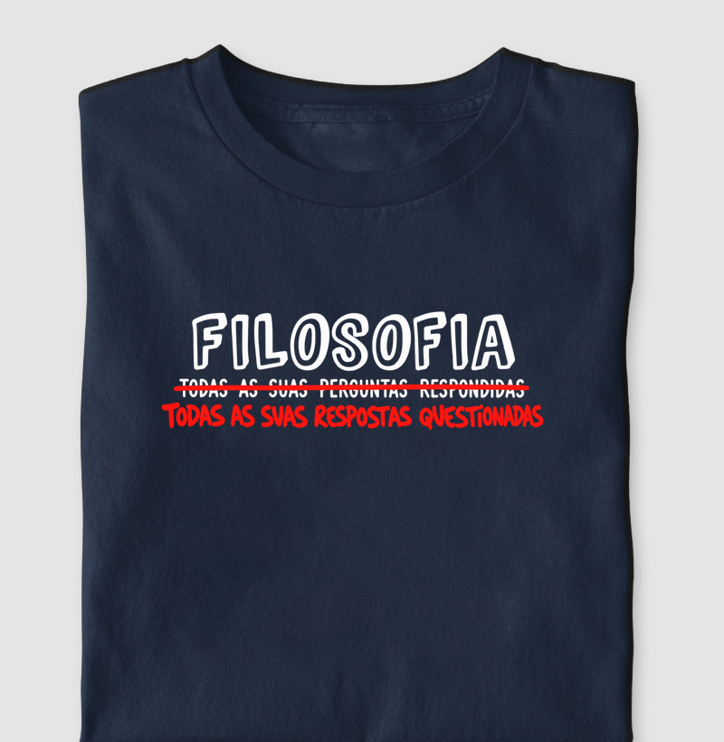Filosofia — Respostas Questionadas - Camiseta