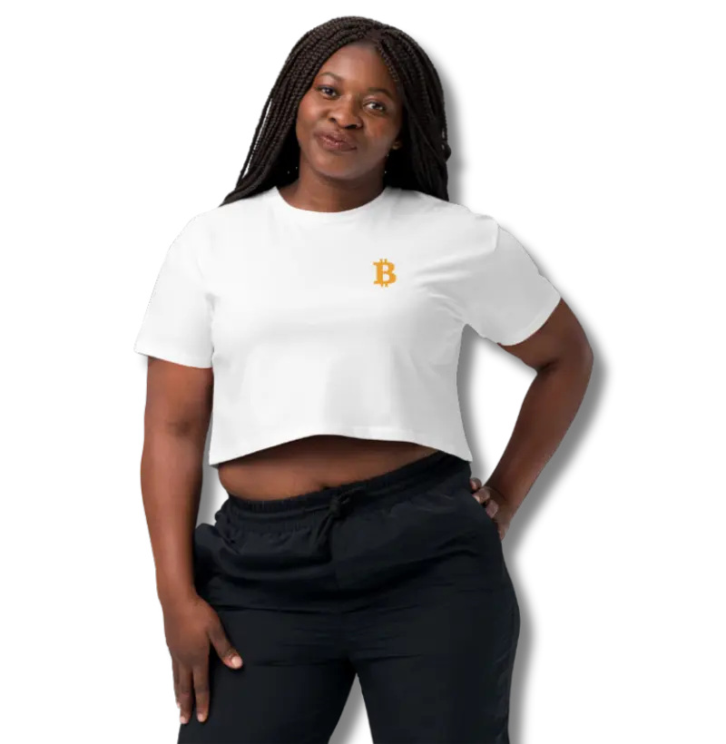 Cropped Bitcoin Minimalista