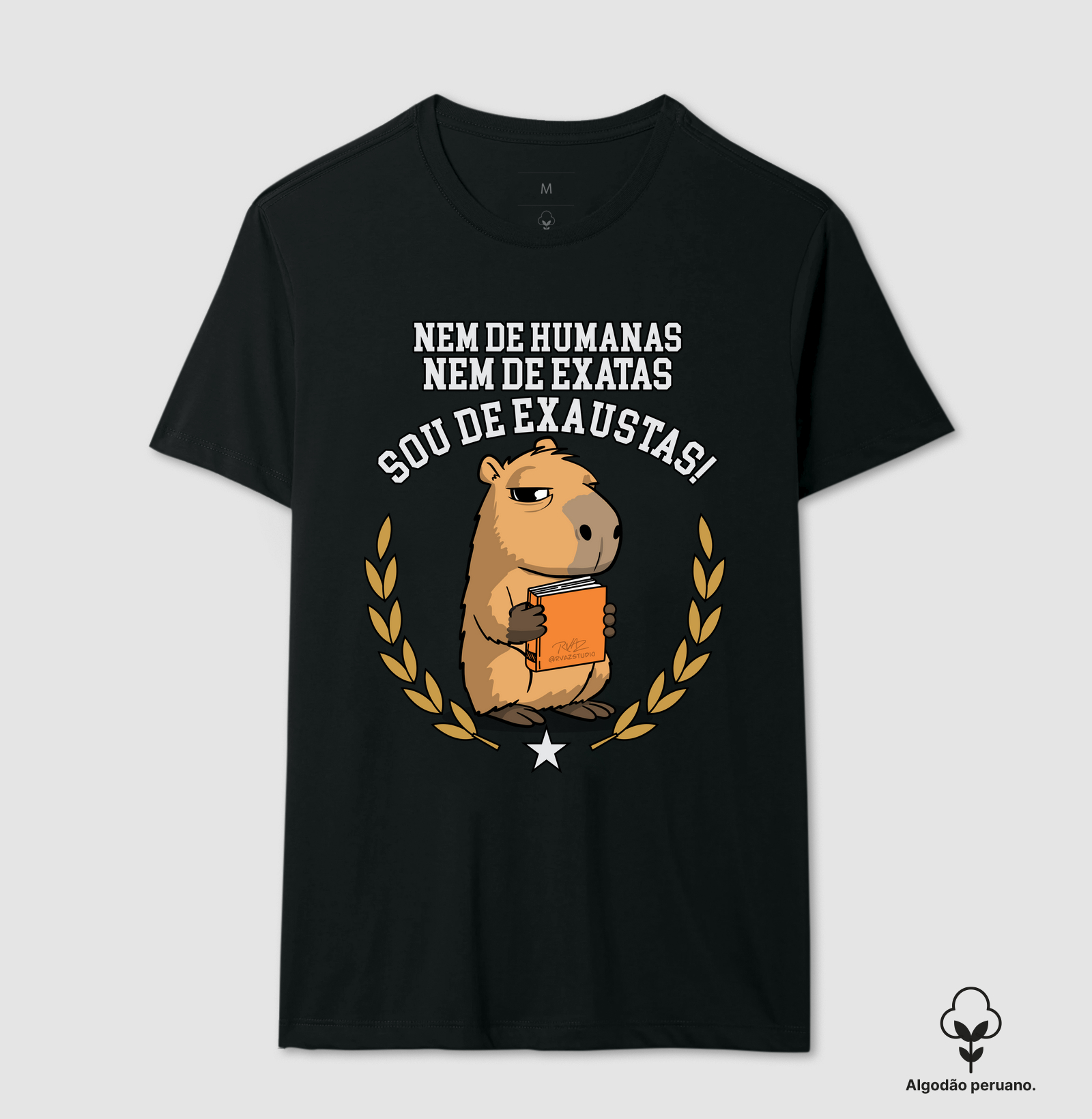 Camiseta Capivara Exaustas - Camiseta Algodão Peruano
