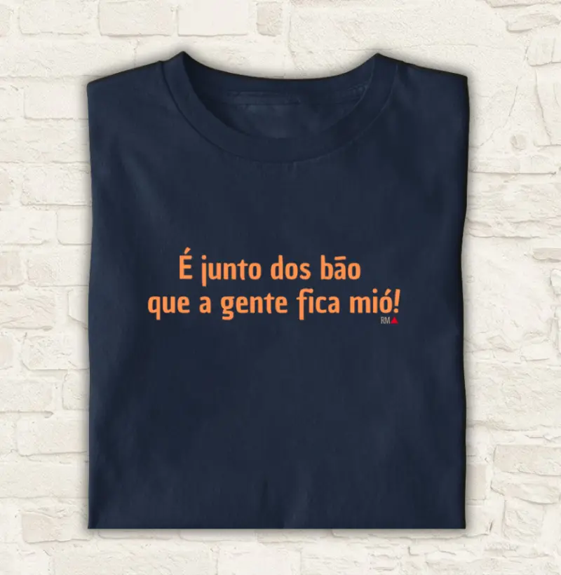 É junto dos bão que a gente fica mió