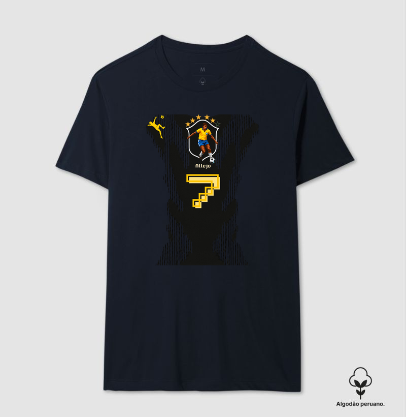 Brasil Hexa Allejo 7 - Uniforme Azul