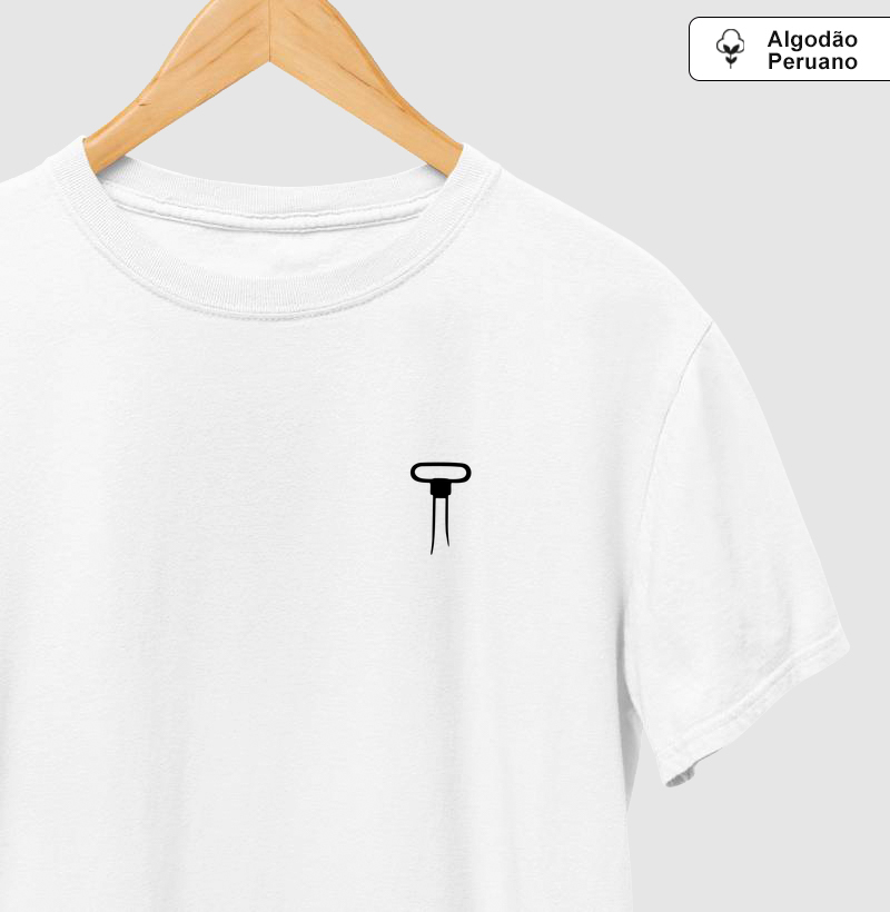 Saca-rolhas Pinça - Minimal - Camiseta Algodão Peruano